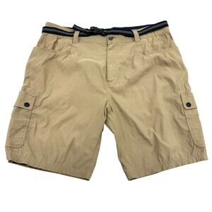 Orvis Voyager Tan Soft Cargo Shorts Men’s Size 38